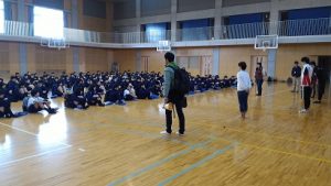 中学１年生 学年レクリエーション（１日目）