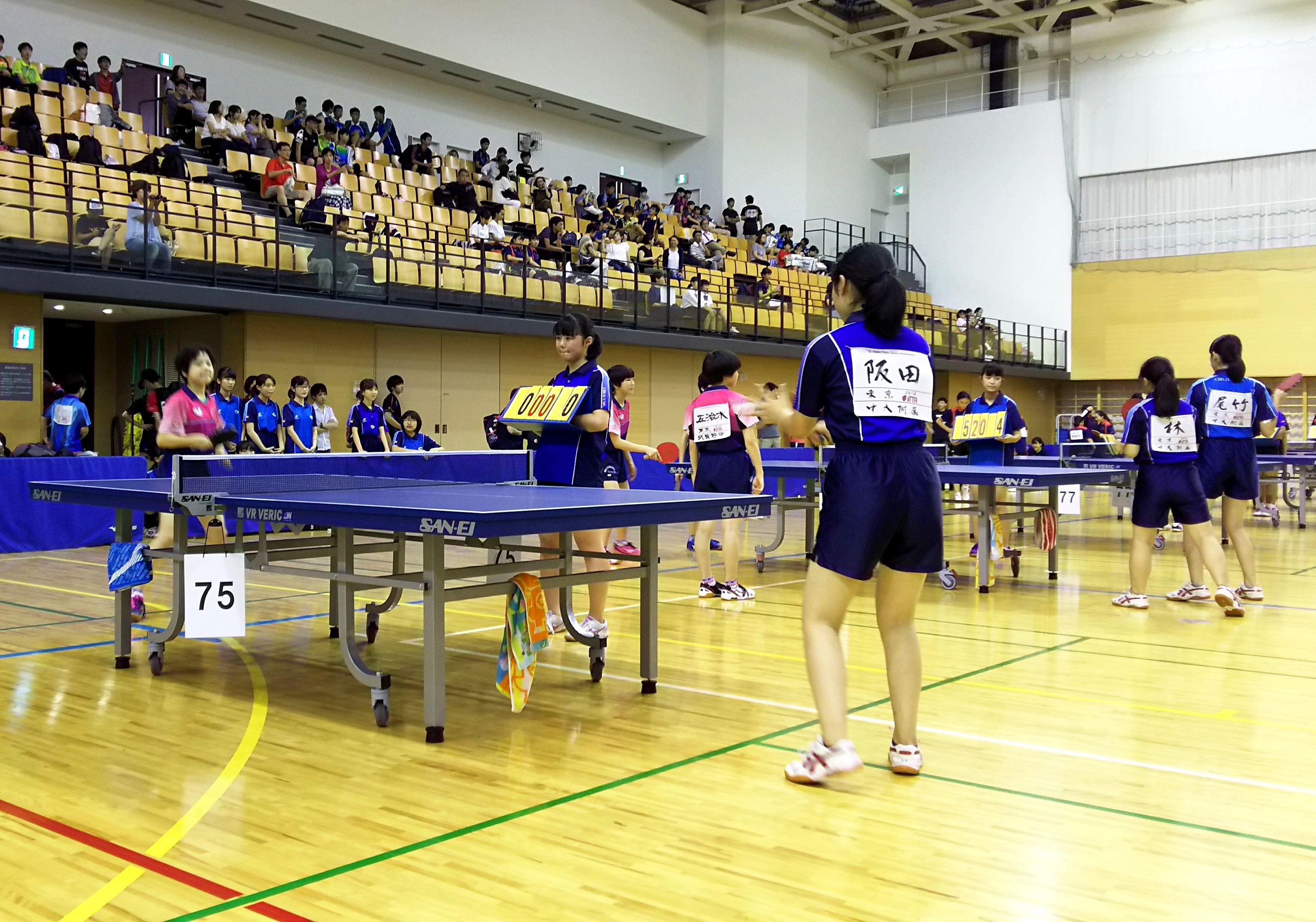 （中学・女子）私学大会団体戦　ベスト８！