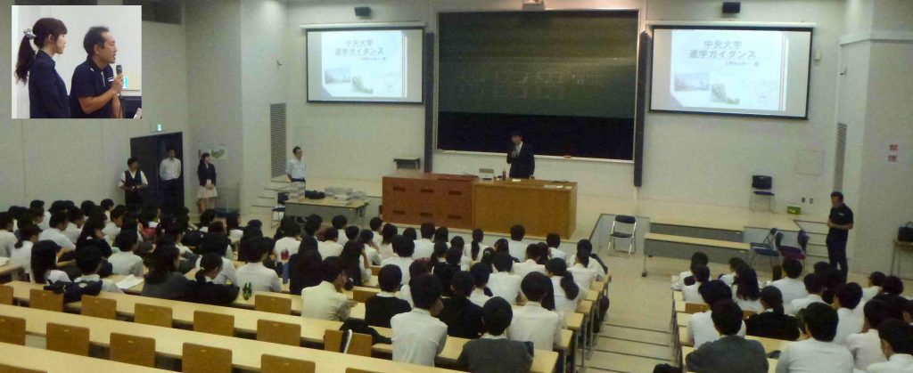 中学：3年生が多摩キャンパス見学会を行いました