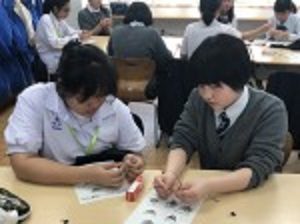 博報財団学校交流で留学生が来校しました