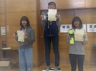 第37回ジュニアチャンピオン大会で第2位と3位に輝きました