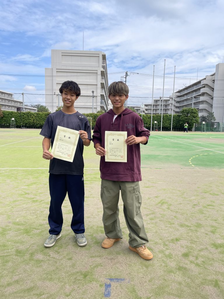 高校男子テニス部 新人戦大健闘