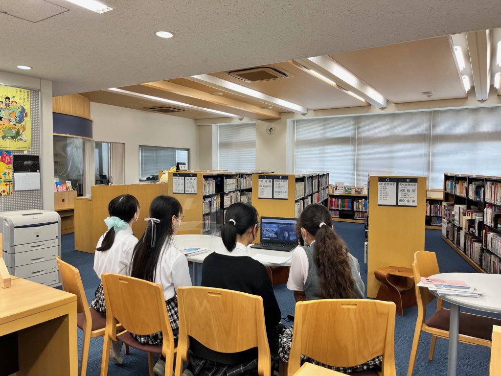 都立大江戸高校とのオンライン交流会を開催しました