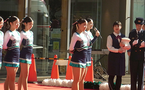 中附の地元、武蔵小金井駅前でイベントに参加